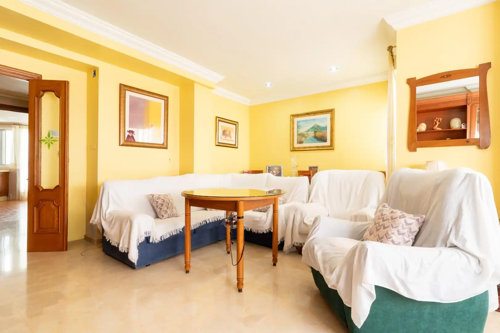 Sala de estar de Ático en venta en Cieza con Aire acondicionado, Terraza y Trastero