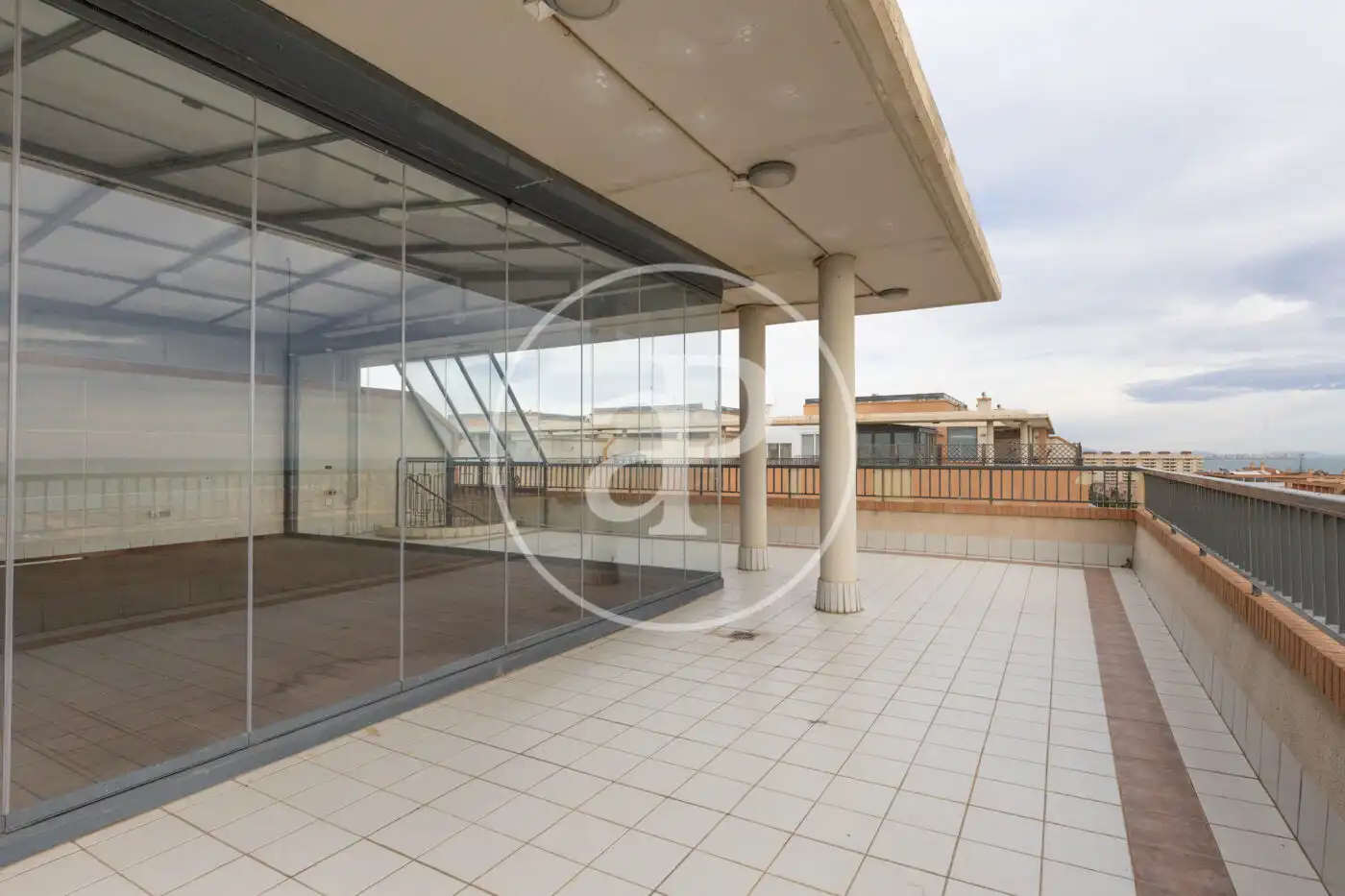 Terrace of Attic for rent in Alboraya  with Air Conditioner, Heating and Private garden