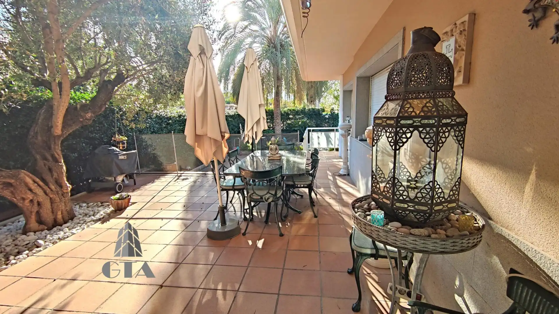 Garden of Houses for sale in Sant Cugat del Vallès  with Heating, Private garden and Terrace
