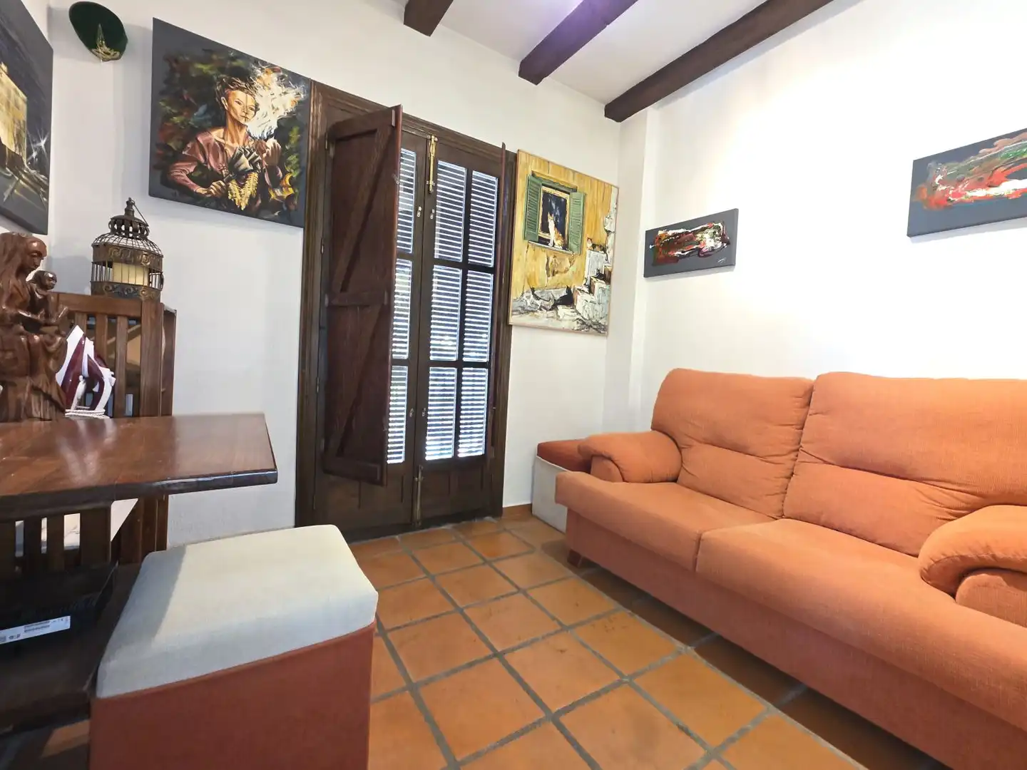 Sala d'estar de Casa o xalet en venda en Baeza amb Aire condicionat, Calefacció i Terrassa