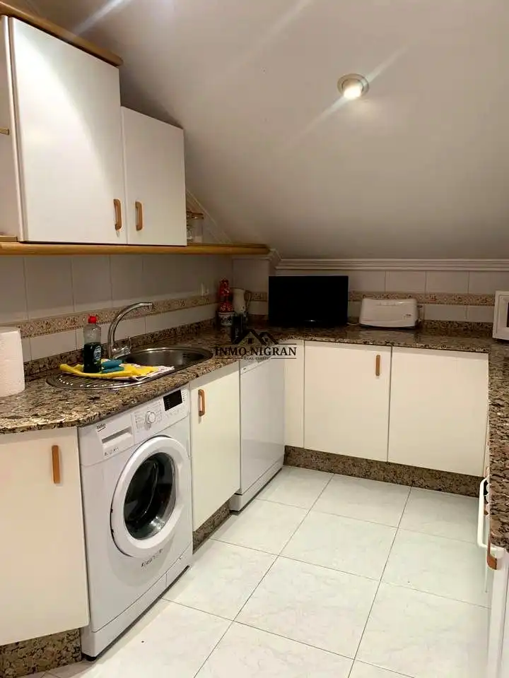 Küche von Wohnung zur Miete in Nigrán mit Terrasse und Möbliert