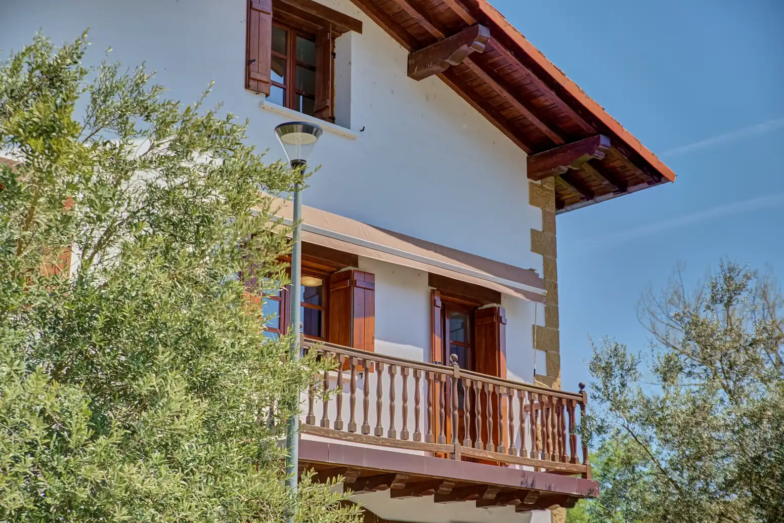 Vista exterior de Casa o xalet en venda en Ultzama amb Calefacció, Jardí privat i Terrassa