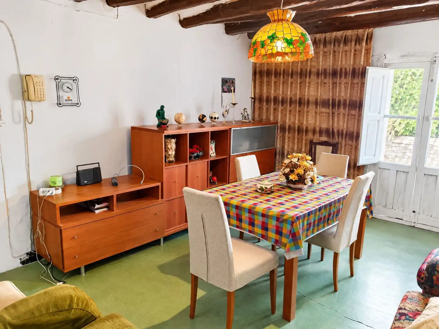 Menjador de Finca rústica en venda en Villalba de Perejil amb Jardí privat, Terrassa i Traster