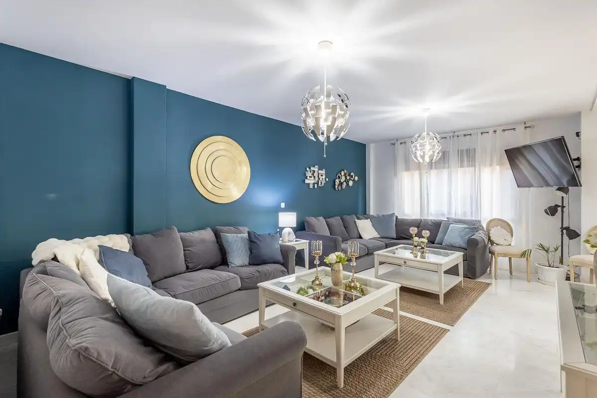 Sala de estar de Casa adosada en venta en Motril con Terraza, Balcón y Piscina comunitaria
