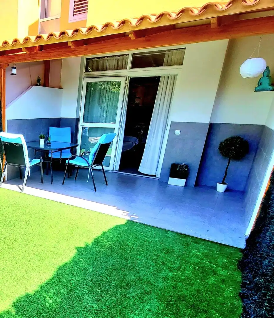 Terraza de Dúplex de alquiler en San Bartolomé de Tirajana con Jardín privado, Terraza y Piscina