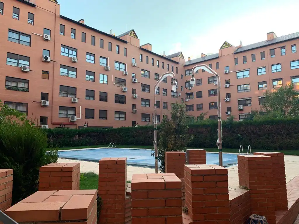 Exterior view of Flat for rent in Madrid  with Air Conditioner, Heating and Parquet flooring