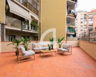 Terrace of Flat to rent in  Barcelona Capital  with Air Conditioner, Heating and Terrace