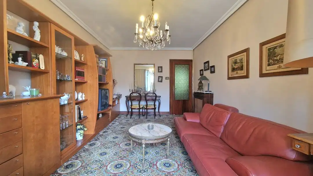 Sala de estar de Piso en venta en Donostia - San Sebastián  con Calefacción y Balcón