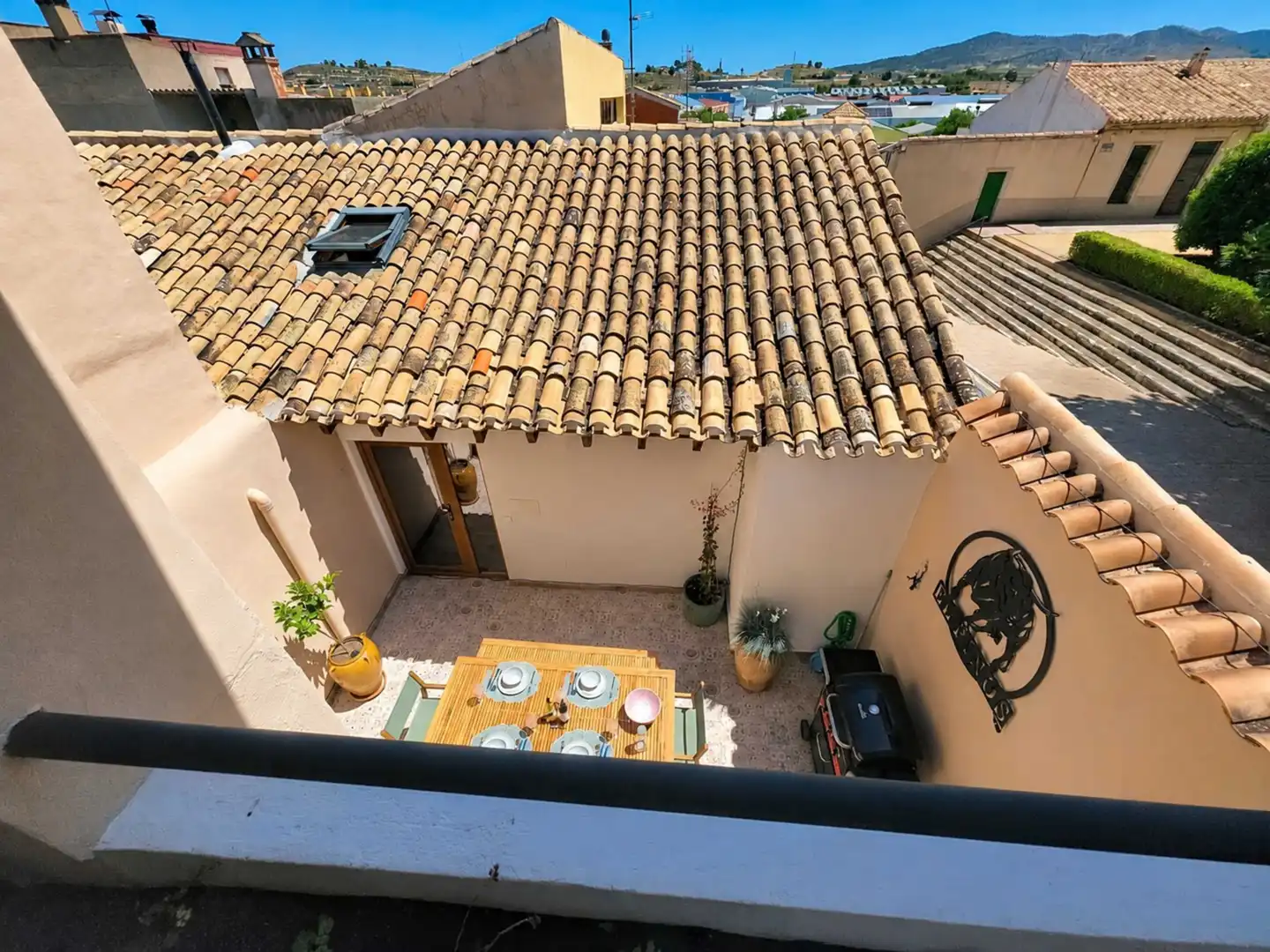 Terrasse von Einfamilien-Reihenhaus zum Verkauf in El Pinós / Pinoso mit Terrasse