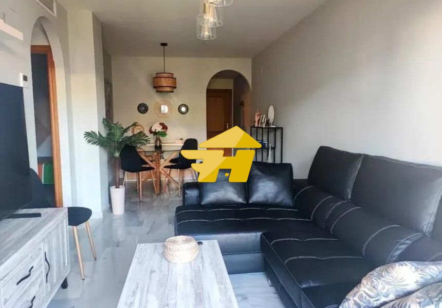 Living room of Flat to rent in Rincón de la Victoria  with Air Conditioner, Furnished and Balcony