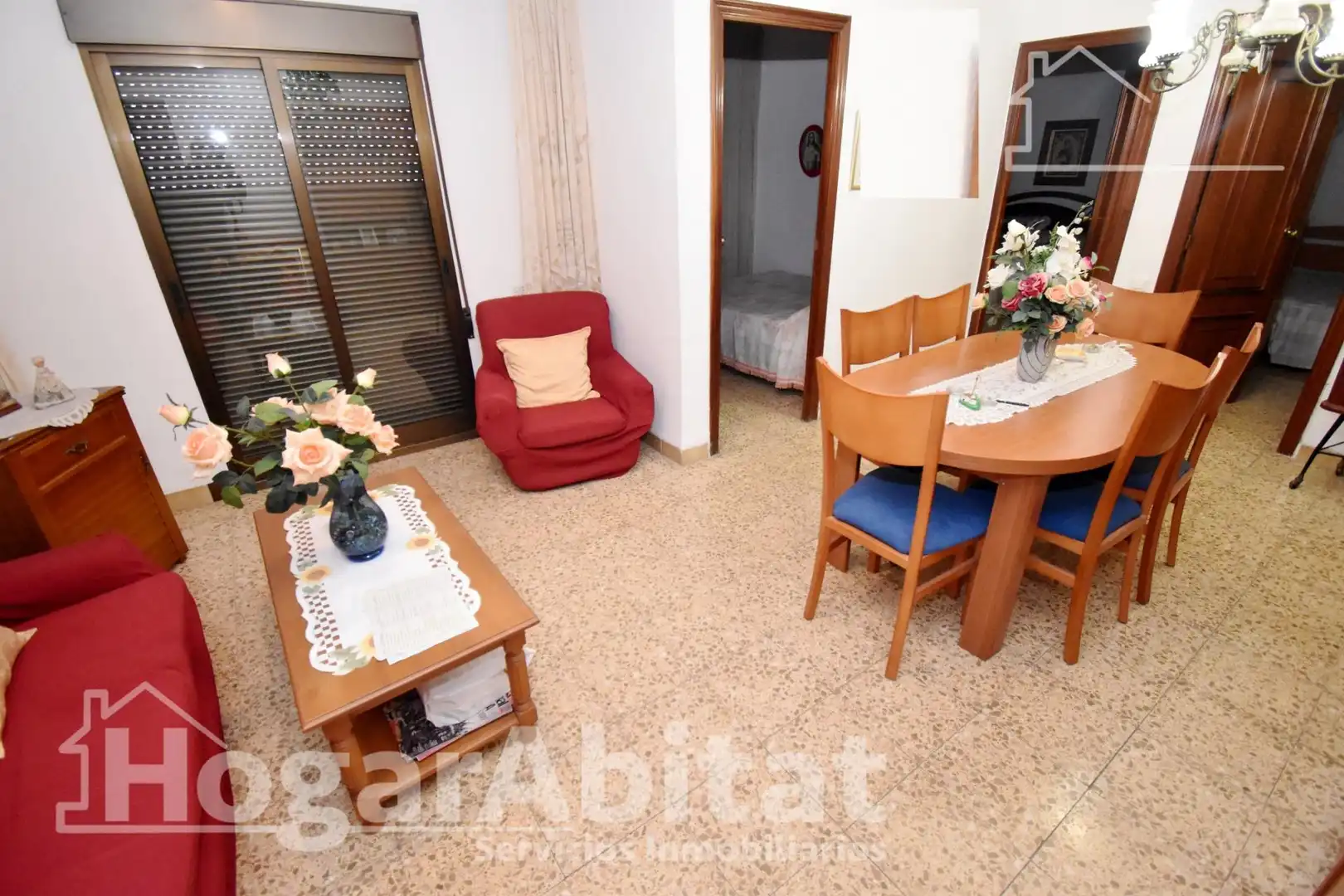 Sala de estar de Piso en venta en Castellón de la Plana / Castelló de la Plana con Terraza