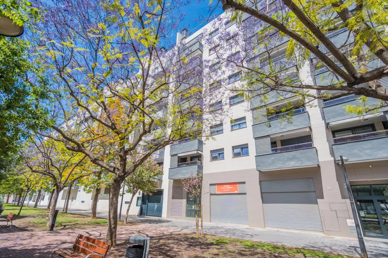 Vista exterior de Piso en venta en Valencia con Aire acondicionado, Calefacción y Jardín privado