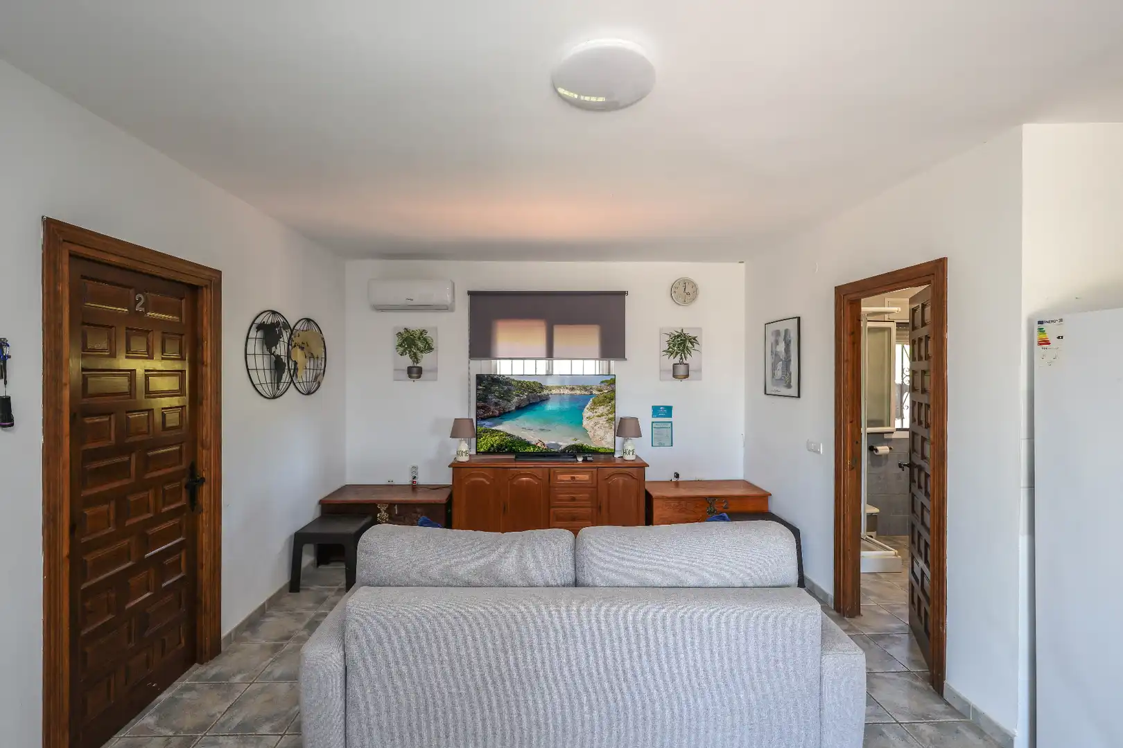 Wohnzimmer von Haus oder Chalet zum Verkauf in Coín mit Klimaanlage, Privatgarten und Schwimmbad