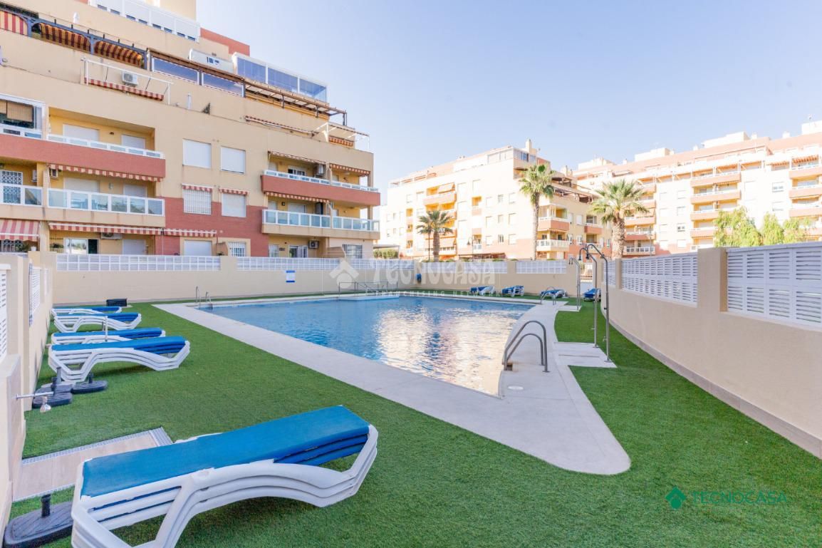 Swimming pool of Flat for sale in Roquetas de Mar  with Air Conditioner and Terrace