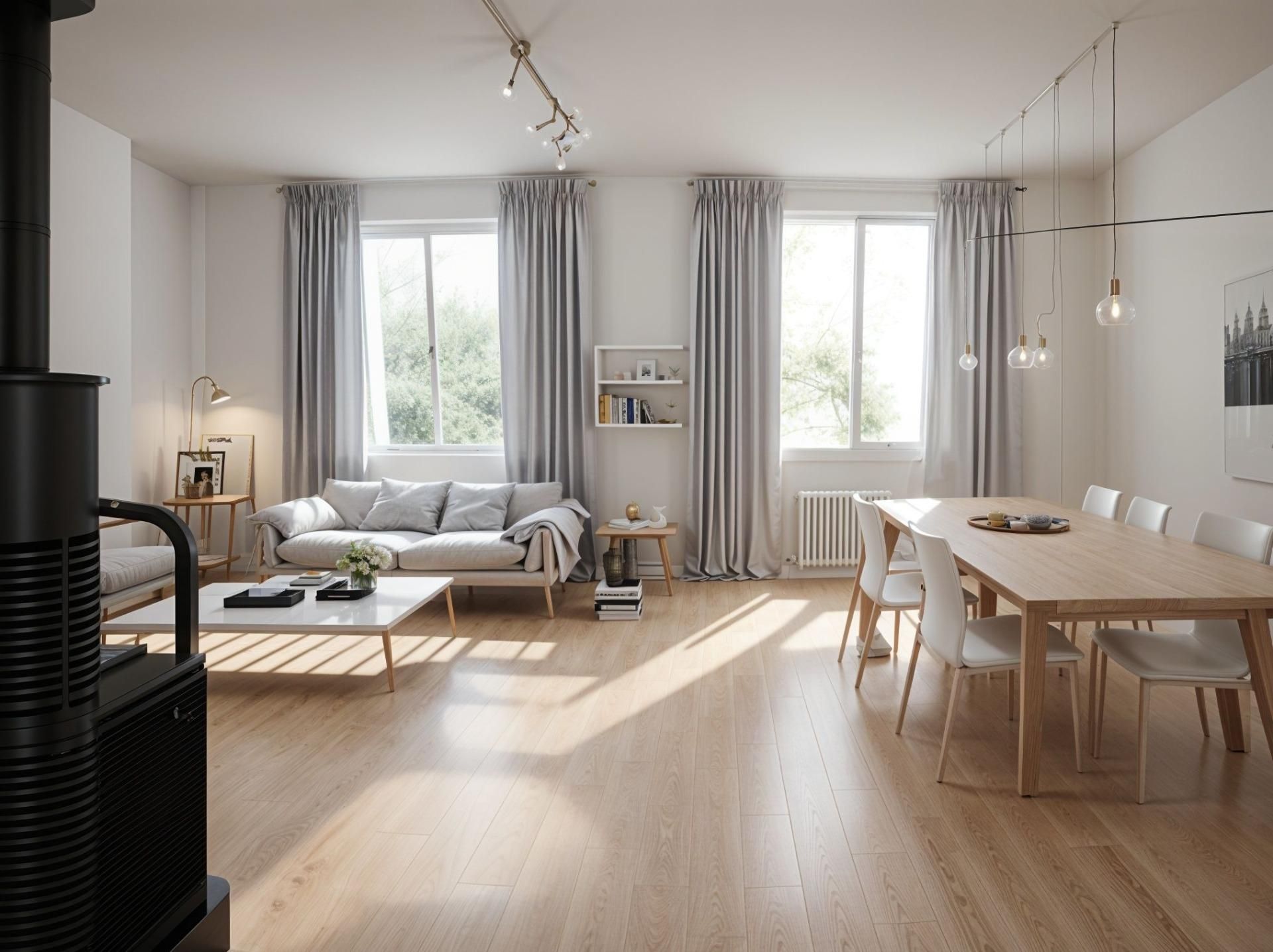 Sala de estar de Piso en venta en  Barcelona Capital con Calefacción y Parquet