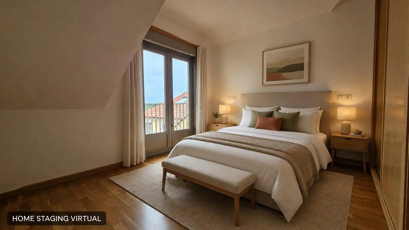 Habitación de Ático en venta en Ares con Jardín privado, Terraza y Piscina comunitaria