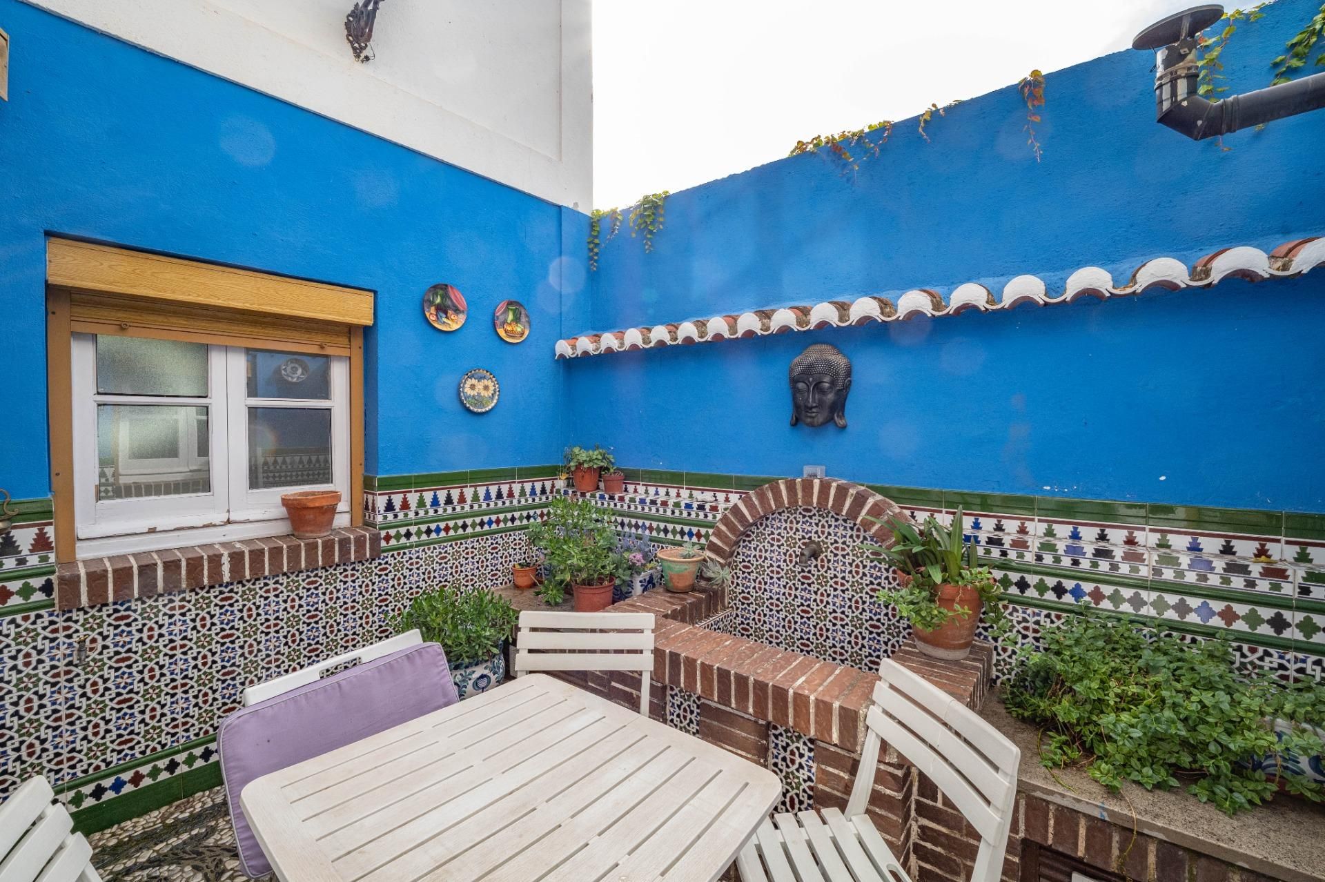 Terrace of Single-family semi-detached for sale in  Granada Capital  with Air Conditioner, Furnished and Balcony