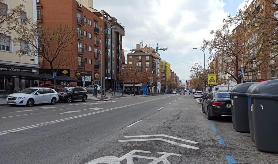 Vista exterior de Pis en venda en  Madrid Capital amb Calefacció