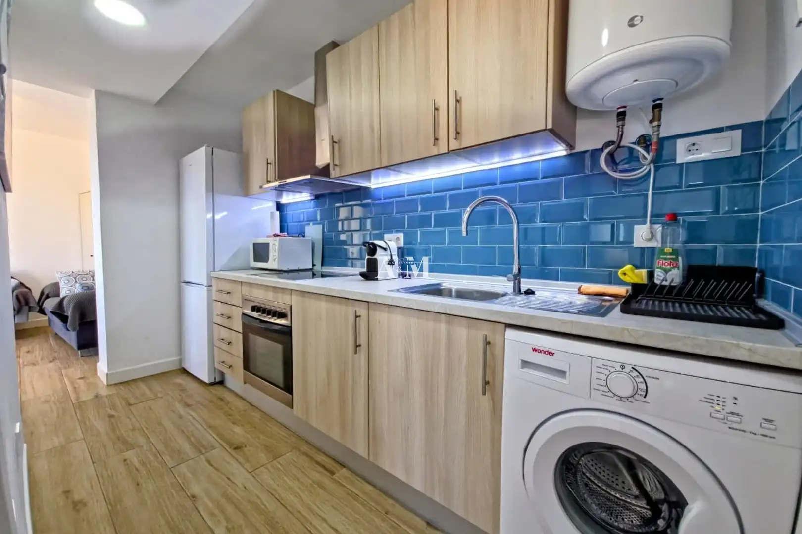 Cocina de Piso de alquiler en Pilar de la Horadada con Aire acondicionado, Calefacción y Terraza