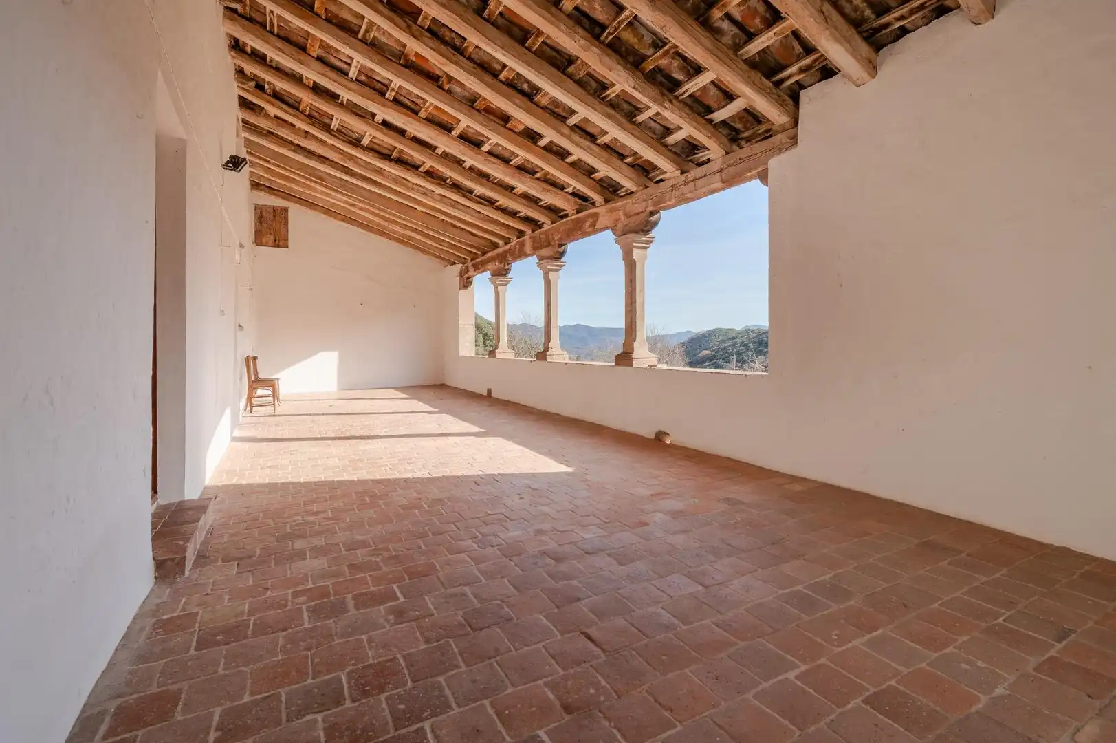Terraza de Piso de alquiler en La Vall de Bianya con Calefacción, Jardín privado y Terraza