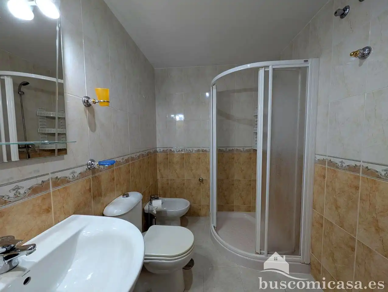 Baño de Planta baja en venta en Algarrobo con Jardín privado, Terraza y Amueblado