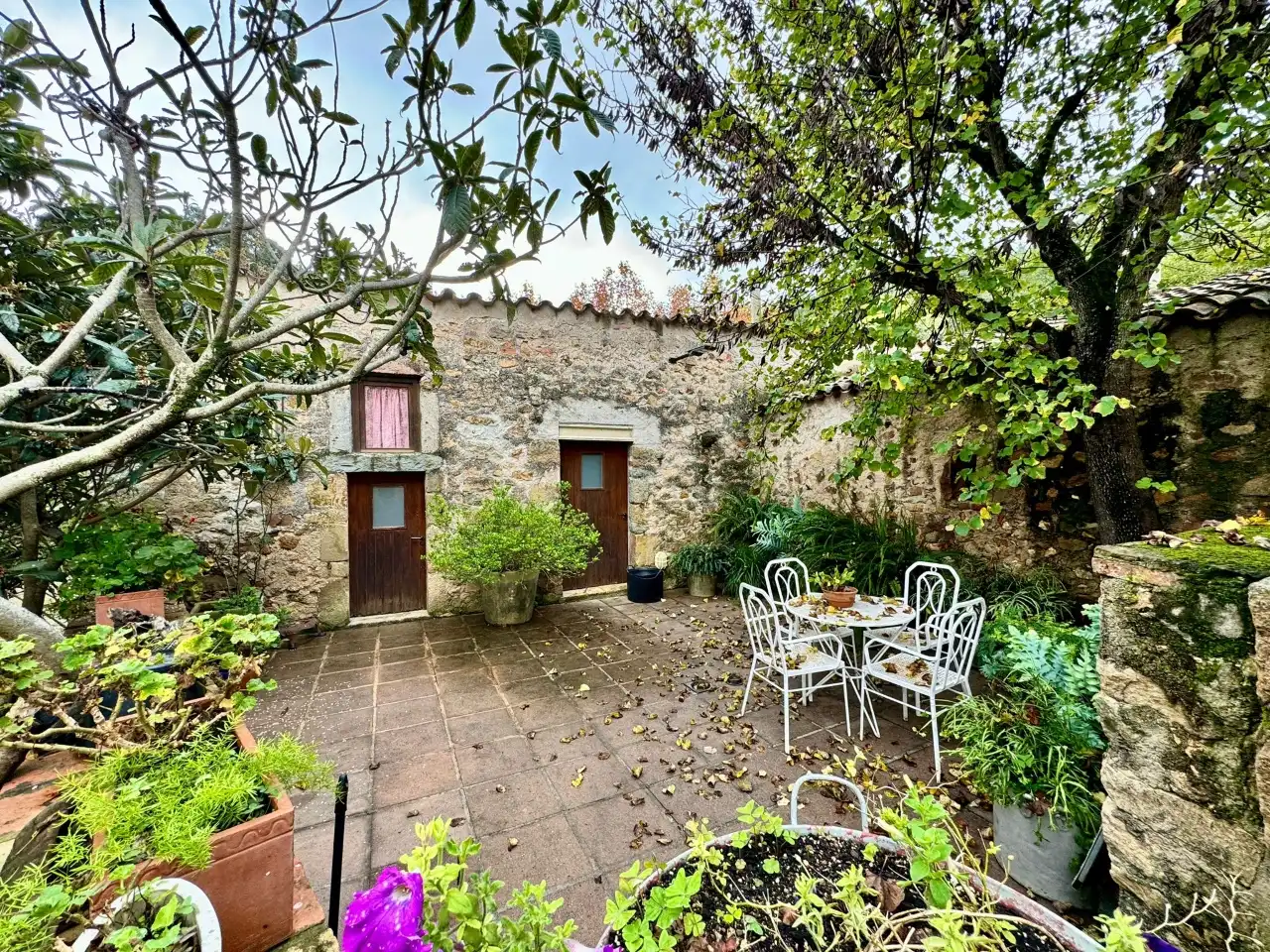 Garden of Country homes for sale in Anglès  with Private garden, Terrace and Swimming Pool