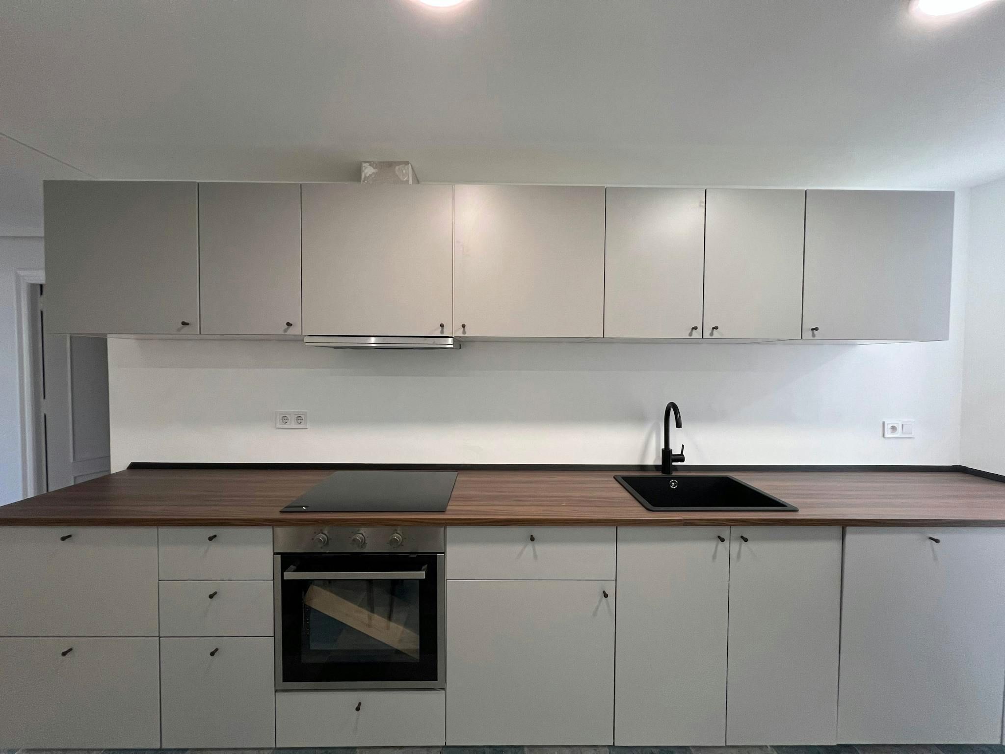 Kitchen of Flat to rent in  Valencia Capital  with Air Conditioner, Washing machine and Balcony