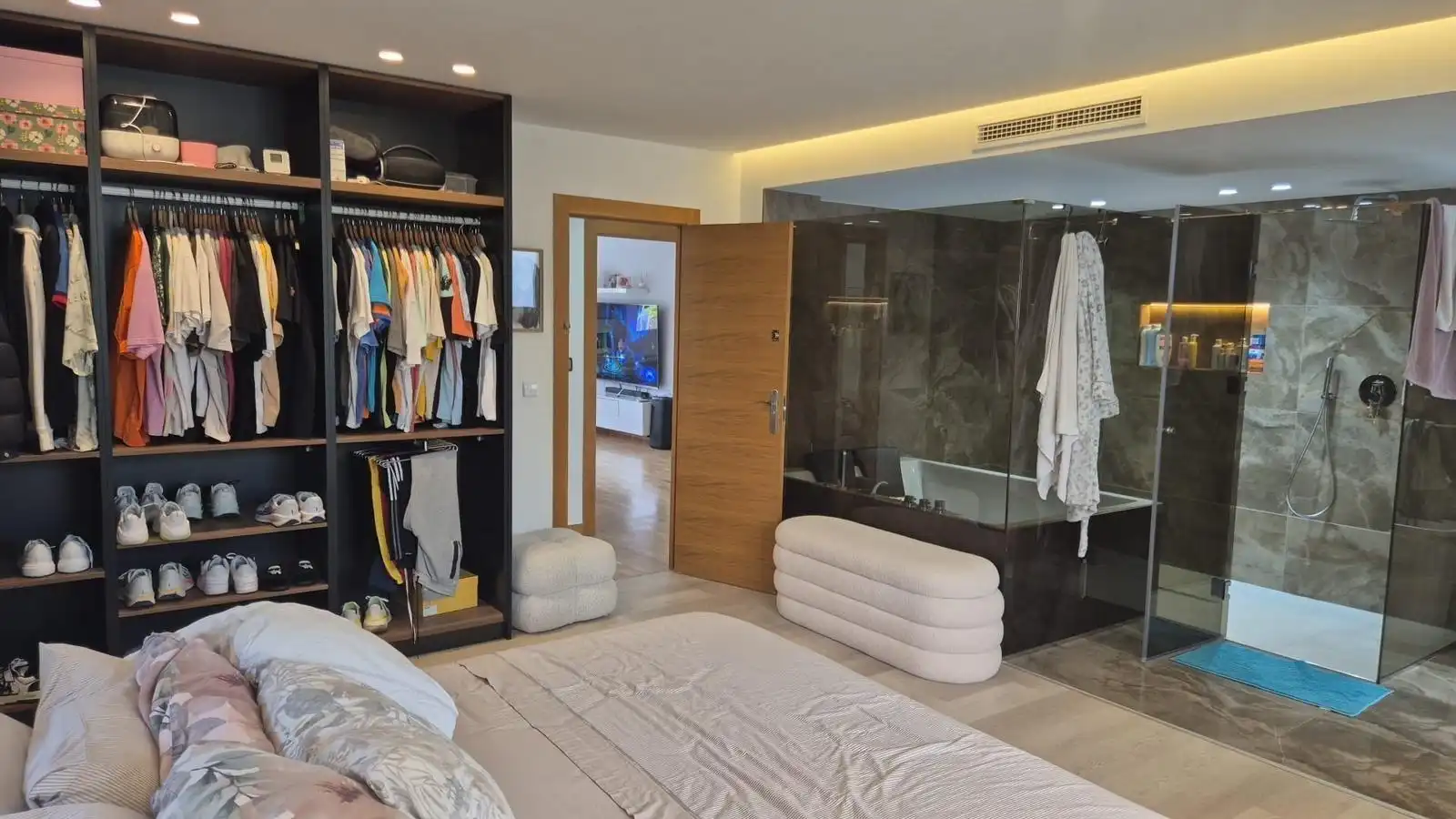 Bedroom of Houses for sale in Murcia  with Air Conditioner, Heating and Parquet flooring