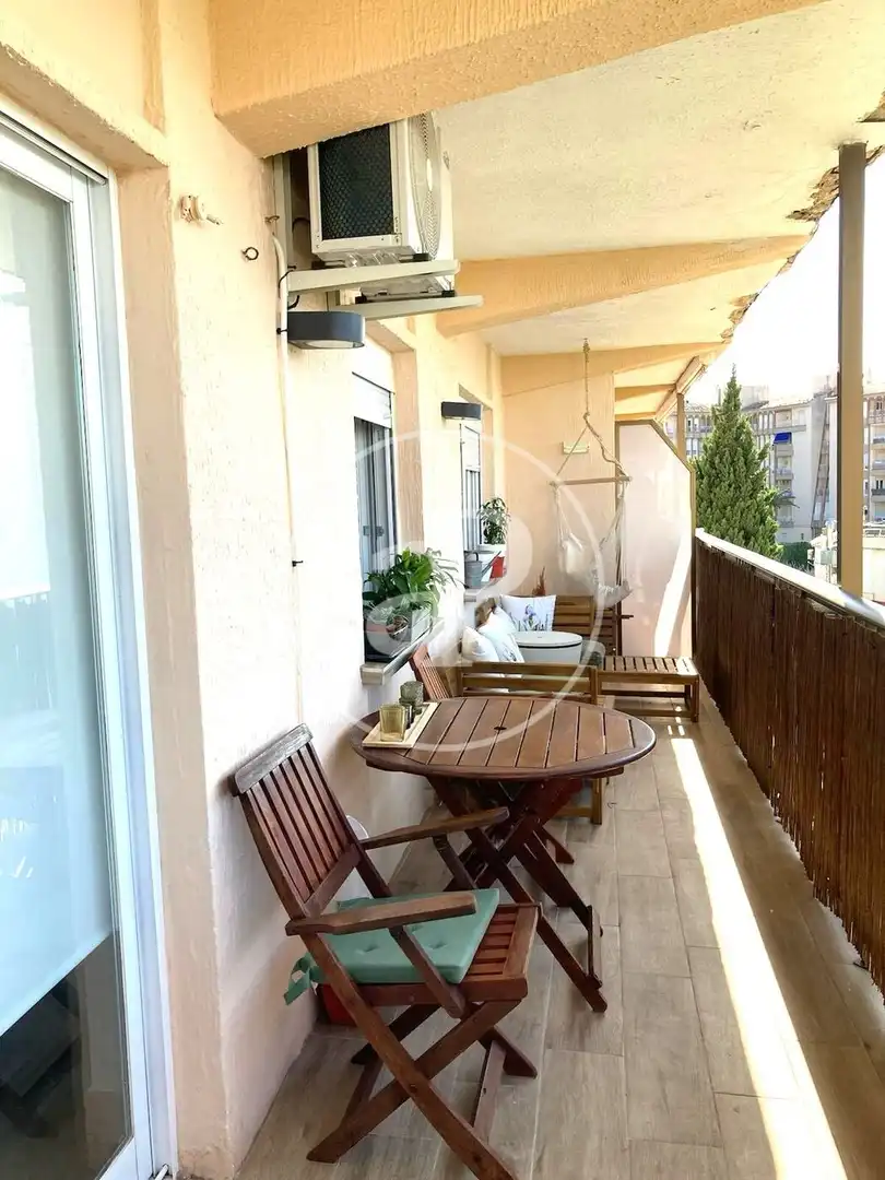 Terrassa de Pis de lloguer en Jávea / Xàbia amb Aire condicionat, Calefacció i Jardí privat