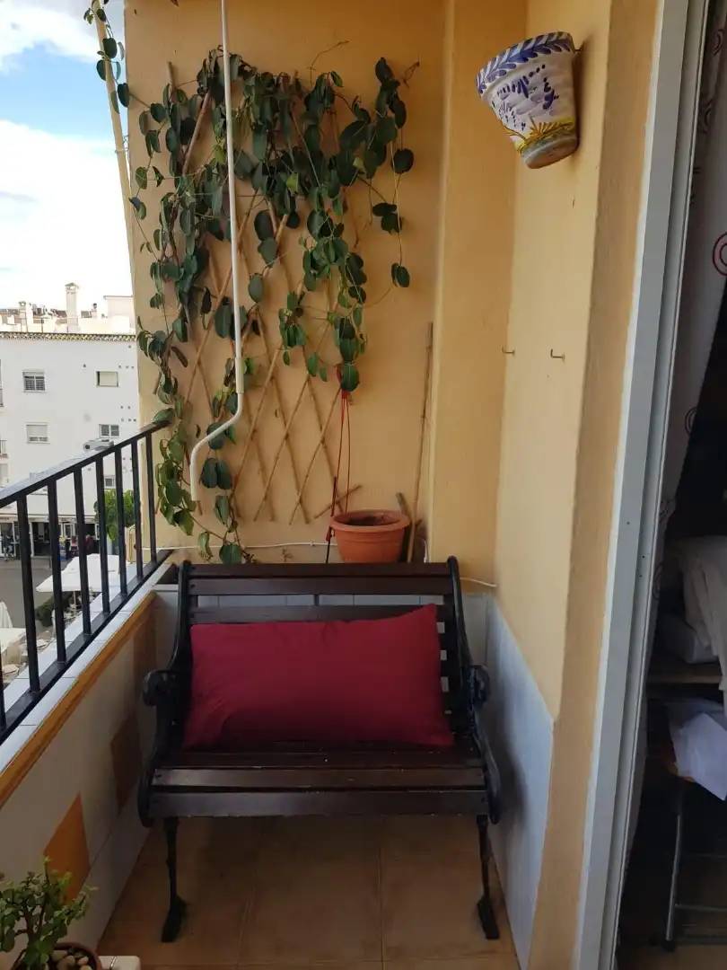 Balcony of Flat for sale in Marbella  with Air Conditioner, Terrace and Furnished