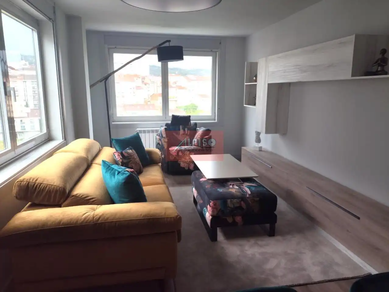 Wohnzimmer von Wohnung zum Verkauf in Ourense Capital  mit Heizung, Terrasse und Balkon