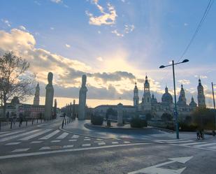 Exterior view of Flat to rent in  Zaragoza Capital  with Air Conditioner, Heating and Furnished