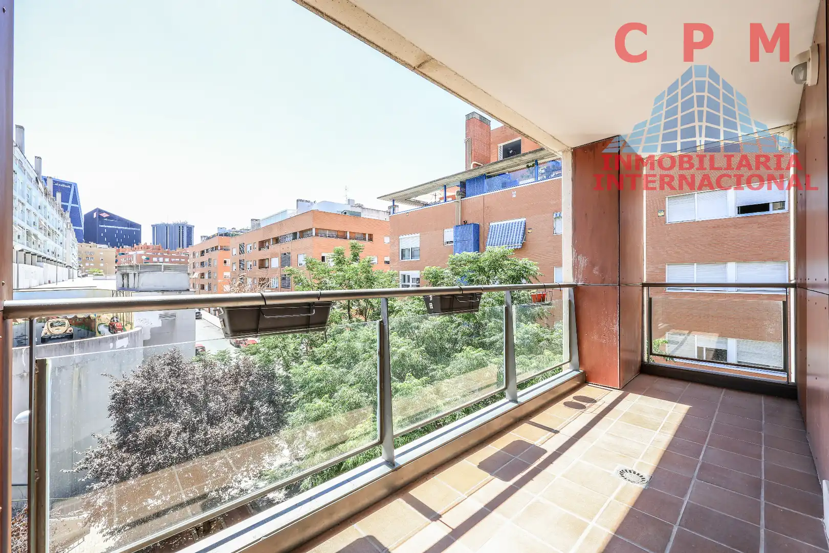 Terrasse von Wohnung zur Miete in Madrid mit Klimaanlage, Heizung und Parkett