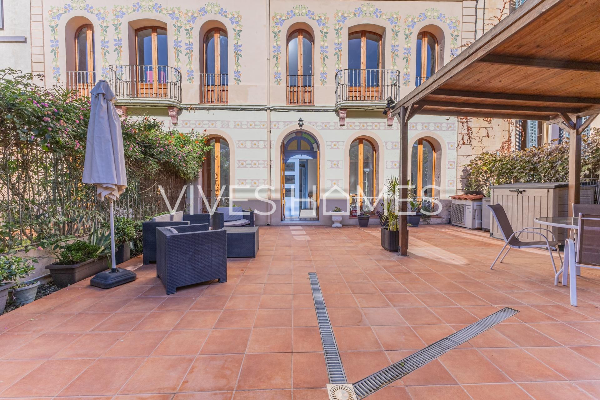 Terrassa de Apartament en venda en Caldes d'Estrac amb Aire condicionat, Calefacció i Jardí privat