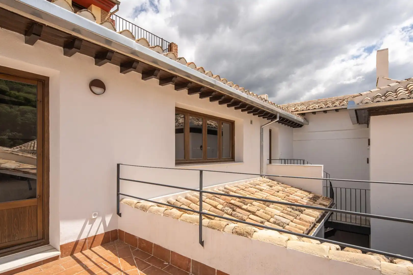 Vista exterior de Ático en venta en Granada