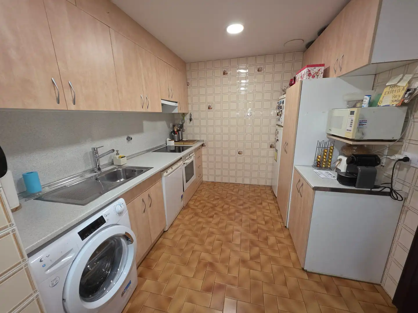 Kitchen of Flat for sale in Zaragoza  with Air Conditioner, Storage room and Furnished