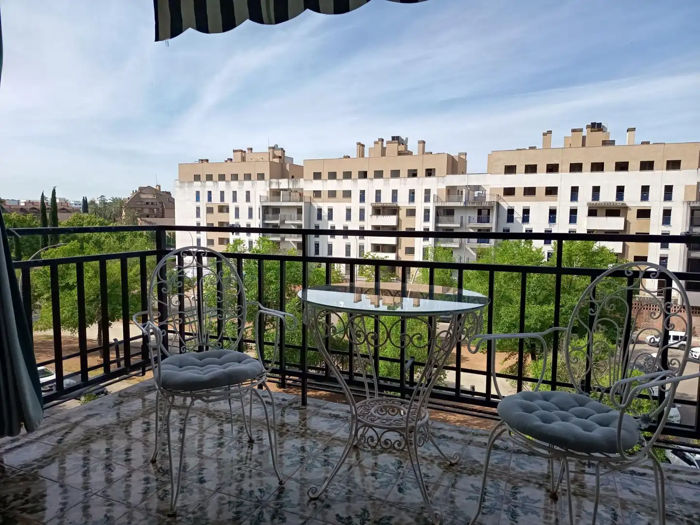 Terraza de Piso de alquiler en  Córdoba Capital con Aire acondicionado y Amueblado
