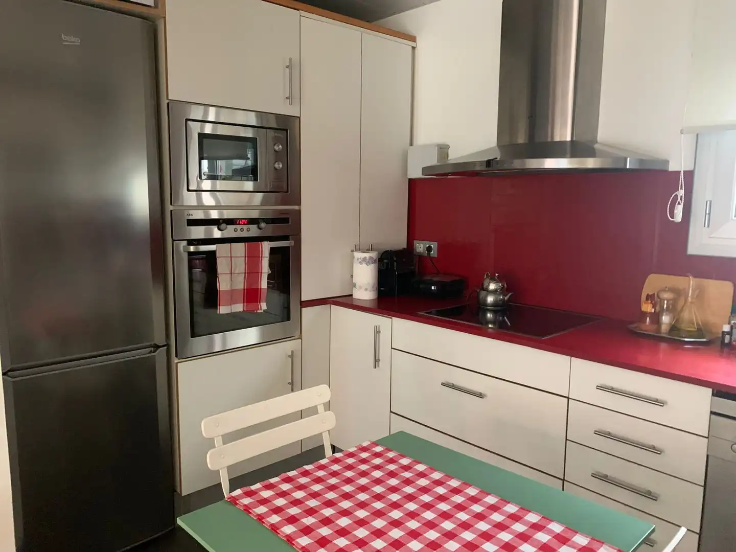 Küche von Wohnung zur Miete in Barcelona mit Klimaanlage und Heizung