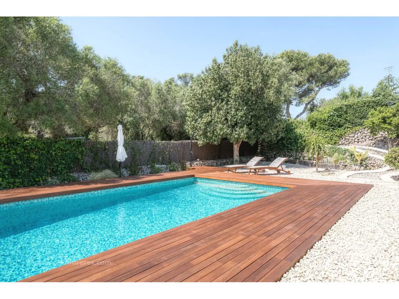 Piscina de Casa o chalet en venta en Es Castell con Calefacción, Jardín privado y Terraza