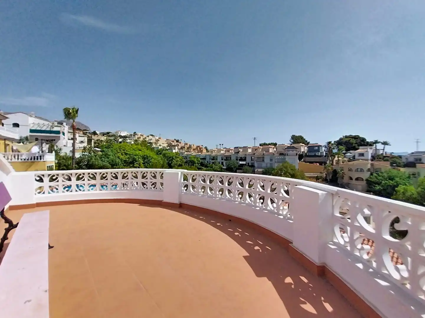 Terrassa de Casa o xalet en venda en La Nucia amb Aire condicionat, Jardí privat i Terrassa