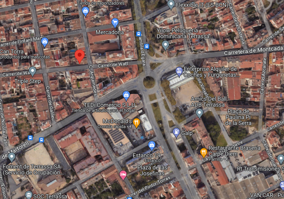 Vista exterior de Residencial en venda en Terrassa