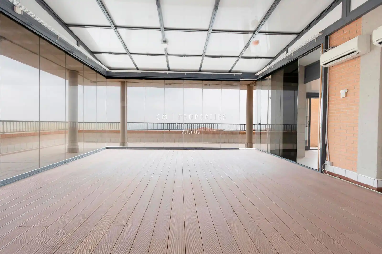 Terraza de Ático de alquiler en Alboraya con Aire acondicionado, Calefacción y Parquet