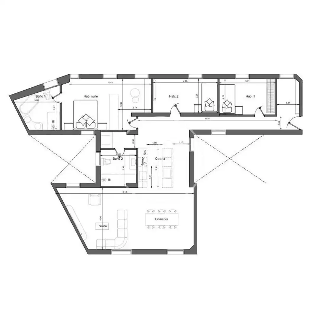 Piso en venta en Madrid con Aire acondicionado y Calefacción