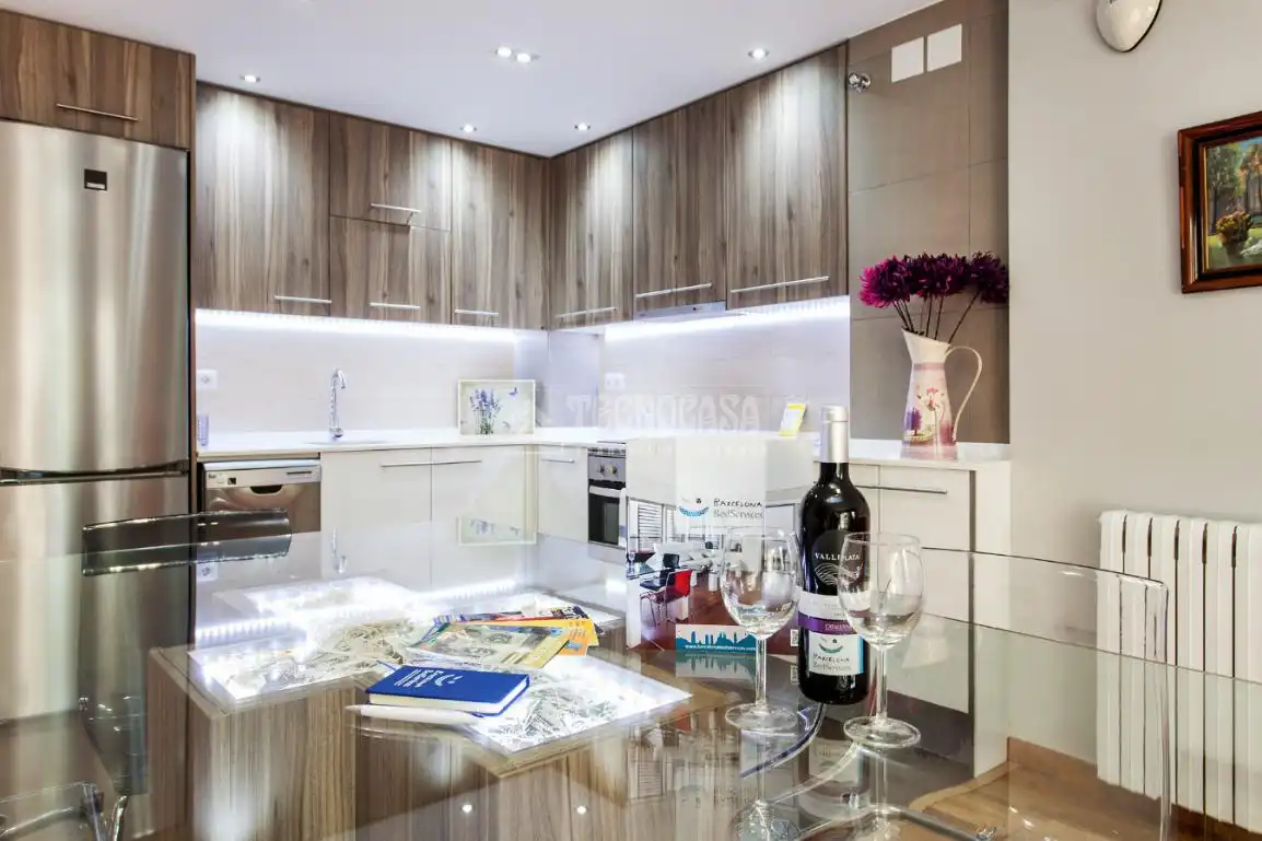 Cocina de Piso en venta en Barcelona con Aire acondicionado y Balcón