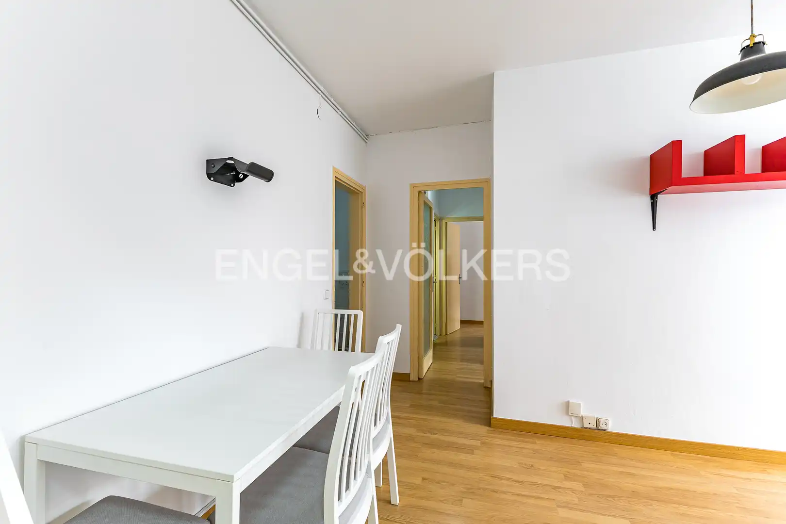 Dining room of Flat for rent in Barcelona  with Heating, Furnished and Balcony
