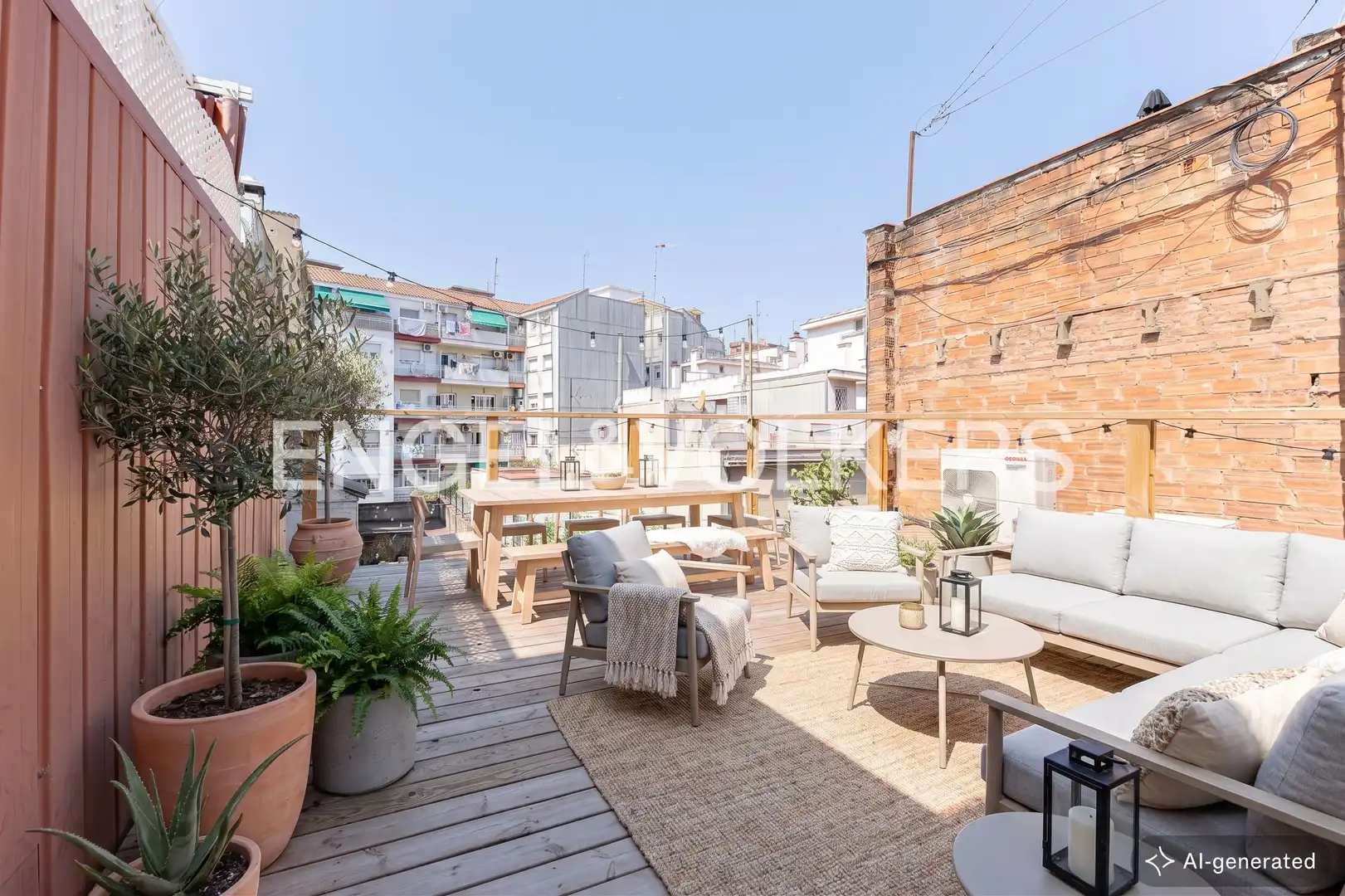 Terraza de Casa o chalet en venta en Barcelona con Aire acondicionado, Calefacción y Jardín privado