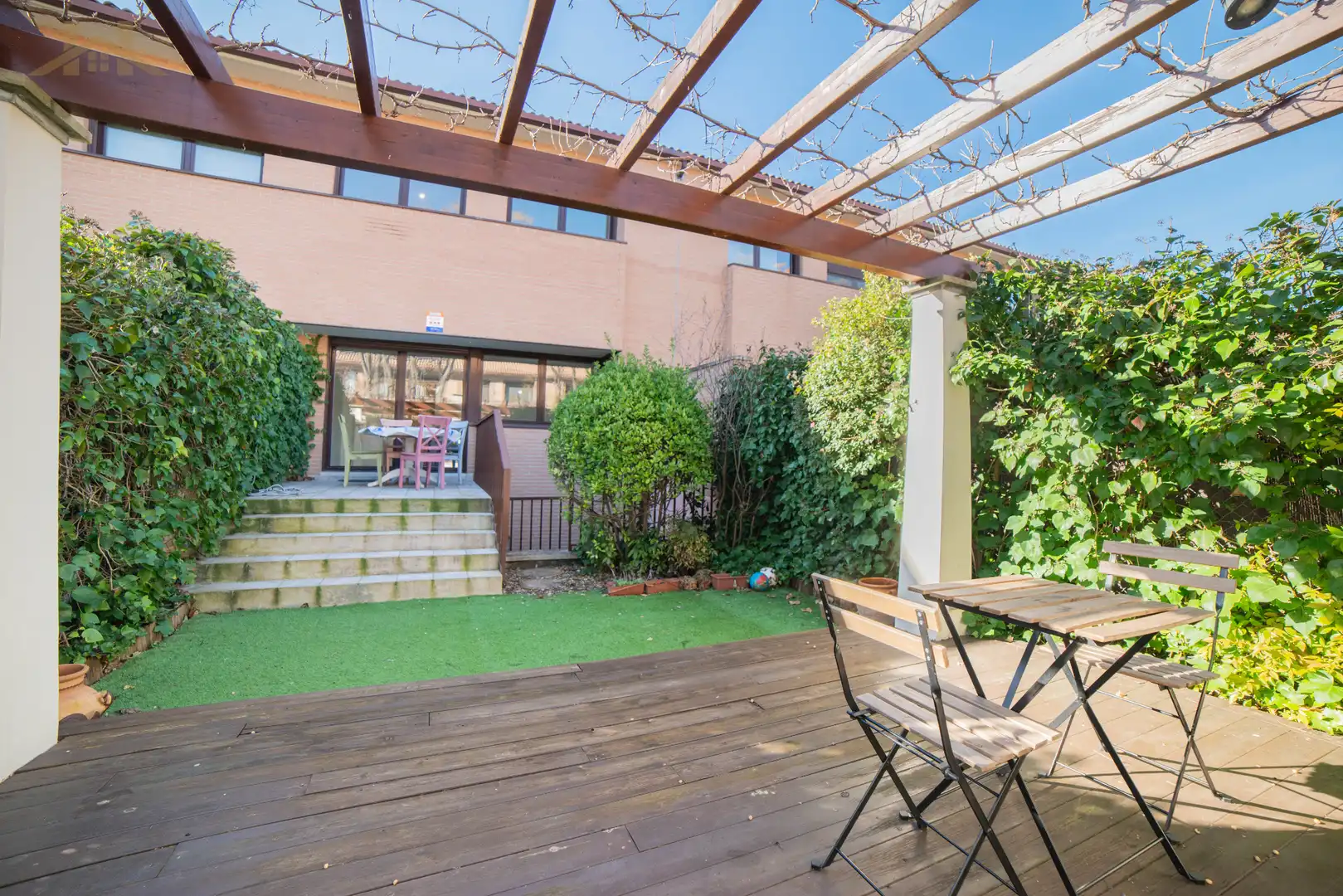 Terraza de Casa adosada en venta en Valdemoro con Aire acondicionado, Calefacción y Jardín privado