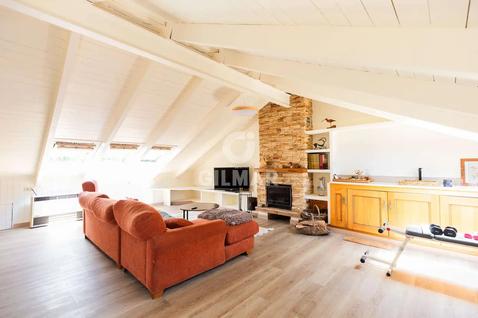 Living room of Detached homes for sale in Galapagar  with Heating, Private garden and Swimming Pool