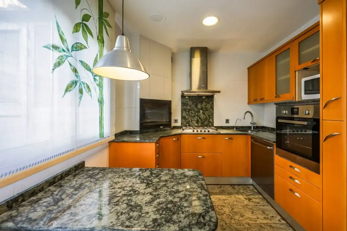Kitchen of Houses for sale in Sabadell  with Air Conditioner, Heating and Terrace