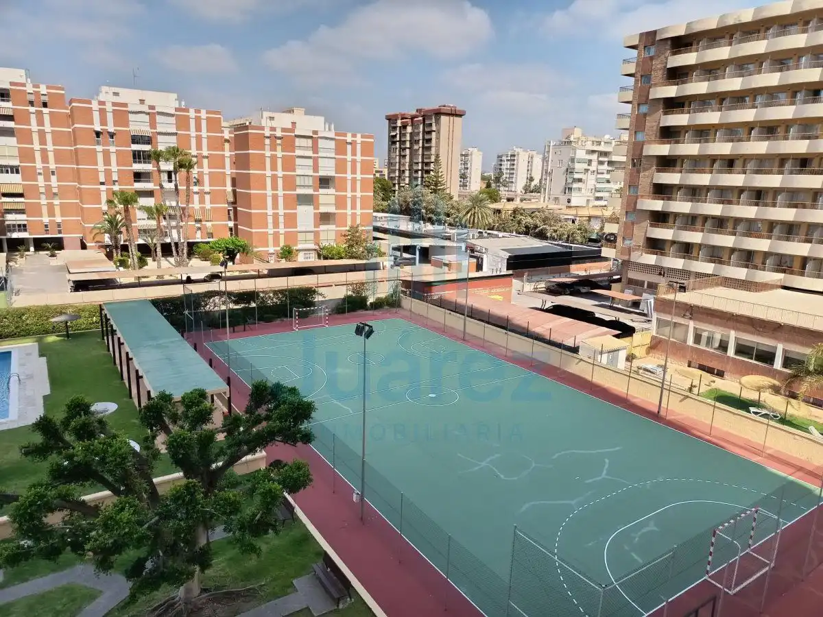 Terraza de Piso de alquiler en Alicante / Alacant con Aire acondicionado, Calefacción y Parquet